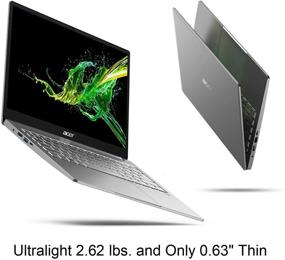 img 3 attached to 💻 Acer Swift 3 Intel Evo Thin & Light Laptop, 13.5" 2256 x 1504 IPS, Core i7-1165G7, Iris Xe Graphics, 8GB LPDDR4X, 512GB NVMe SSD, Wi-Fi 6, Fingerprint Reader, Backlit Keyboard, SF313-53-78UG