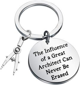 img 4 attached to FEELMEM Architecture Keychain – Architect Gift for Optimum SEO, Appreciation Keychain for Architectural Engineers