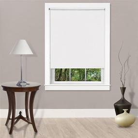 img 4 attached to 🪟 Achim Home Furnishings 37x72 White Tear Down Light Filtering Window Shade - Cords Free - Easy Installation