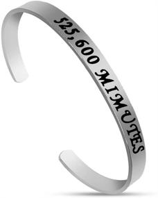 img 3 attached to Encouragement Bracelet Inspirational Graduation Stainless