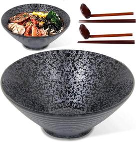 img 4 attached to 🍜 Japanese Ceramic Matching Noodles Chopsticks - Perfect for Authentic Dining Experience