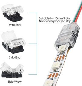 img 2 attached to 5-пак RGBZONE: соединители для светодиодной полосы 3-х контактные 10 мм + 5-метровый кабель для расширения для двухцветной светодиодной полосы без защиты от влаги.