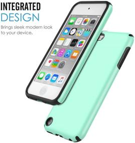 img 3 attached to MoKo Case Fit iPod Touch 2019 - Shock Absorbing TPU Bumper Ultra Slim Protective Case - Mint Green