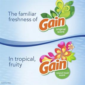 img 3 attached to Febreze Car Air Fresheners: 2 Gain Original & 2 Gain Island Fresh Scents, Strong Odor Eliminator (4 Count)