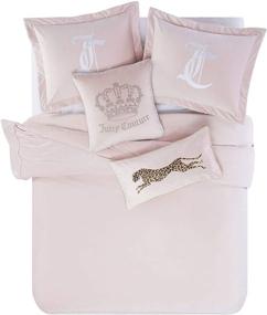 img 2 attached to Juicy Couture Comforter Set – Gothic Design Bedding, Full/Queen Size, 3 Piece Set with 1 Comforter and 2 Shams, Wrinkle Resistant, Premium Bedroom Décor in Pink