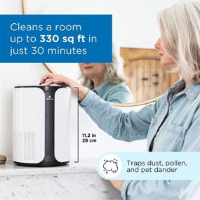 img 3 attached to 🌬️ Medify MA-18 Air Purifier with H13 HEPA Filter: Powerful, High-Grade Air Filtration for 400 Sq. Ft. - Ideal for Office, Bedrooms, Dorms, or Nurseries - White