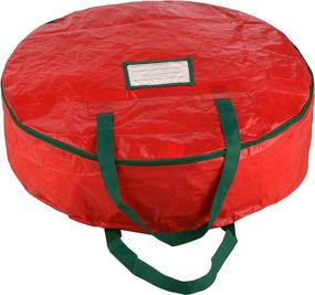 img 4 attached to 🎄 24-дюймовая сумка Elf Stor красная для хранения рождественского венка