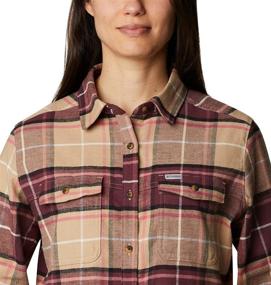 img 1 attached to Columbia Womens Street Stretch Flannel Outdoor Recreation in Outdoor Clothing