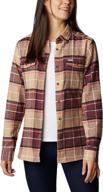 columbia womens street stretch flannel outdoor recreation in outdoor clothing логотип