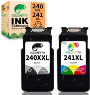 🖨️ high quality ink cartridge replacement for canon pg-240xxl cl-241xl 240xl 240 241 xl combo pack - perfect for pixma mg3620 ts5120 mg2120 mg3520 mx452 mx512 logo