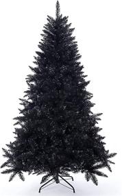 img 4 attached to 🎄 Classic Artificial Christmas Tree: Unlit Xmas Pine with Solid Metal Stand - 5/6/7 FT