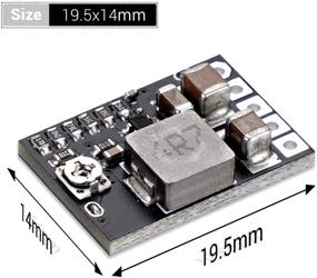 img 1 attached to 🔌 Преобразователь понижающего напряжения DROK DC 12V на 5V: миниатюрная плата стабилизатора напряжения с настраиваемым выходным напряжением и фиксированным током 3А - модуль стабилизатора питания