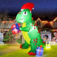 надувное рождественское украшение skylety dinosaur логотип