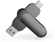 128gb флеш-накопитель usb c vansuny, двойной 2 в 1 otg тип c 3.0 металлическая складная флешка 📱 палец память палка для android смартфона планшета mac пк компьютеры macbook laptop логотип