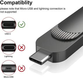 img 2 attached to 128GB Флеш-накопитель USB C VANSUNY, Двойной 2 в 1 OTG Тип C 3.0 Металлическая Складная Флешка 📱 Палец Память Палка для Android смартфона планшета Mac ПК Компьютеры MacBook Laptop