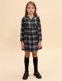 img 3 attached to 🎄 Warmth and Style Combined: Girls Christmas Sleeve Winter Cotton Girls' Clothing