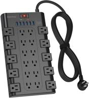 supercharge your space with superdanny power strip - 22 outlets & 6 usb ports for home, office, dorm & gaming room logo