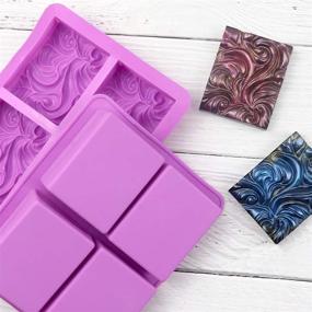 img 1 attached to Ocean Wave Silicone Soap Molds: Create Stunning Nautical Soaps with Sea Wave Cake Pan