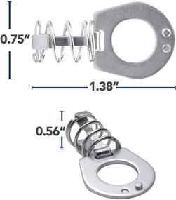 img 1 attached to 2-Pack Steel Fastener RV Water Heater Latch Twist Cam Lock by Leisure Coachworks for Improved SEO