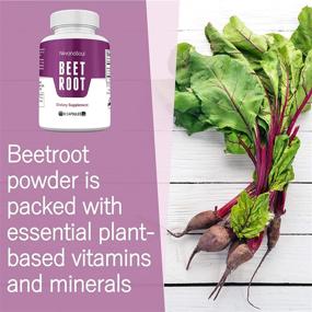 img 1 attached to 🌿 Organic Beet Root Capsules - 1300mg for Lowering Blood Pressure, Boosting Immune System and Athletic Performance - Natural Nitric Oxide Enhancing Beetroot Supplement for Digestion