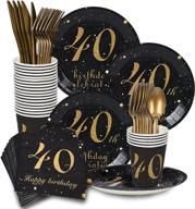 ultimate birthday party kit: napkins, plates & food service equipment for a perfect celebration! логотип