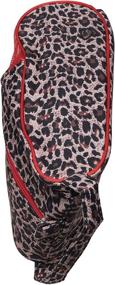 img 3 attached to 🐆 Leopard Print Women's Shoe Bag: Keep Your Shoes Protected and Stylish with this Chic Glove Bag