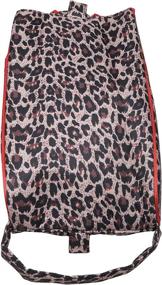 img 1 attached to 🐆 Leopard Print Women's Shoe Bag: Keep Your Shoes Protected and Stylish with this Chic Glove Bag