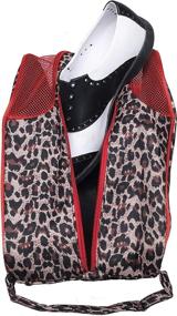 img 2 attached to 🐆 Leopard Print Women's Shoe Bag: Keep Your Shoes Protected and Stylish with this Chic Glove Bag