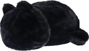 img 4 attached to 🐱 Black Plush Cat Doll Party Throw Pillow for Children - Stuffed Cats Toy Gift