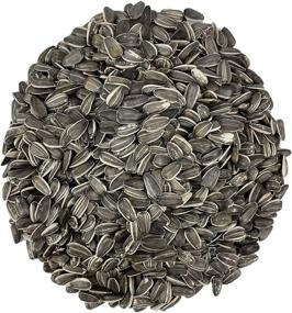 img 4 attached to 🌻 AA Plus Shop Premium Striped Sunflower Seeds Feed for Birds - 10lb, Black and White Blend, Small Size