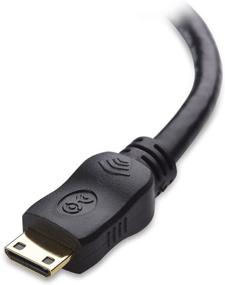 img 1 attached to Cable Matters 2-Pack Mini HDMI to HDMI Adapter (HDMI to Mini HDMI Adapter) 🔌 6 Inches | 4K & HDR Support | Ideal for Raspberry Pi Zero & More
