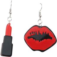 coadipress lipstick earrings personalized exaggerate logo