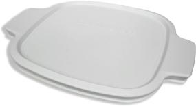 img 1 attached to 🍲 2 Pack of CorningWare Stovetop A-1-PC Square White Plastic Lids, 1.5 Quart Capacity