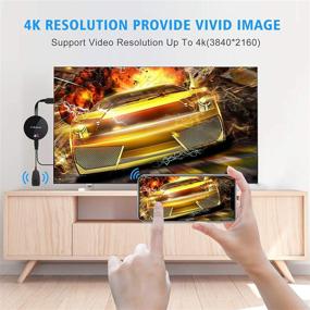 img 2 attached to 4K HDMI беспроводной адаптер дисплея для стримингового медиаплеера Tsemy для отображения малого экрана на большом, поддержка Miracast, Airplay, DLNA для телевизора, монитора, проектора