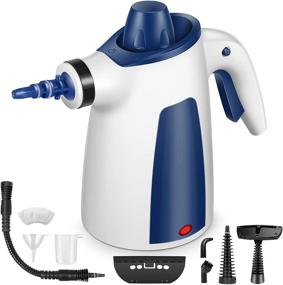 img 4 attached to 🧼 Multi-Surface Handheld Steam Cleaner with 9 Accessories - Natural, All-Purpose Cleaning for Kitchen, Bathroom, Windows, Car Seat, Floors, and More