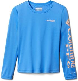 img 1 attached to 👚 Columbia Youth Sleeve Carbon Medium Girls' Clothing: Top-Notch Tops, Tees & Blouses with Style and Comfort