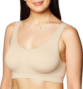 img 3 attached to Bali Womens Smooth Bralette Large Women's Clothing and Lingerie, Sleep & Lounge