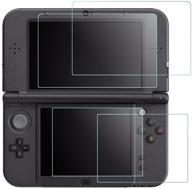 📱 premium screen protection for new 3ds xl: afunta 4 pcs tempered glass & crystal clear pet film kit - top & bottom hd screens, 3dsxl accessory logo