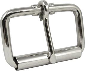 img 1 attached to 2-inch Single Nickel Plate Roller Buckle by Springfield Leather Company