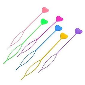 img 1 attached to ✨ Fast Beading Tool for Effortless Bead Loading/Automatic Hair Beader & Styling Kit/Plastic Hair Braid Ponytail Styling Maker with Magic Topsy Tail (Various colors)