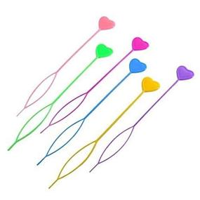 img 4 attached to ✨ Fast Beading Tool for Effortless Bead Loading/Automatic Hair Beader & Styling Kit/Plastic Hair Braid Ponytail Styling Maker with Magic Topsy Tail (Various colors)