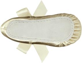 img 1 attached to 👣 Детские туфли для младенцев / малышей Baby Deer Sabrina Metallic Ballet Flat - улучшенный SEO