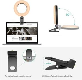 img 1 attached to TODI 6'' RGB Ring Light Kit - Enhance Online Meetings, Live Streaming & Video Recording with Remote Working/Zoom Lighting/YouTube Compatibility