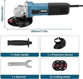 img 2 attached to 🛠️ WESCO 11000RPM Dual Position Auxiliary Grinder