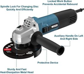 img 3 attached to 🛠️ WESCO 11000RPM Dual Position Auxiliary Grinder