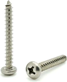 img 1 attached to 🔩 SNUG Fasteners SNG796 Stainless Steel Phillips Head Screws