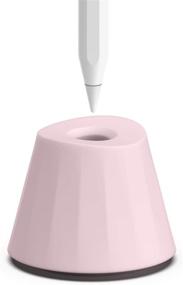 img 4 attached to UPPERCASE Designs NimbleStand Vertical Stand Compatible With Apple Pencil With/Without Sleeve Or Grip (Pink)