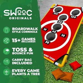 img 3 attached to SWOOC Games Вдохновленный дощатым настилом Cornhole