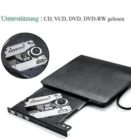 img 2 attached to Ultra Slim USB 3.0 External CD Drive - High-Speed Data Transfer External DVD CD Drive - CD DVD RW/DVD CD ROM Drive/Writer/Rewriter - USB CD Burner for Laptop, Desktop, Notebook