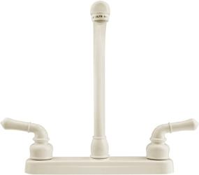 img 1 attached to 🚰 Dura Faucet DF-PK210C-BQ Hi-Rise RV Kitchen Sink Faucet with Classical Levers in Bisque Parchment: Enhanced Style and Functionality for Your RV Kitchen Sink